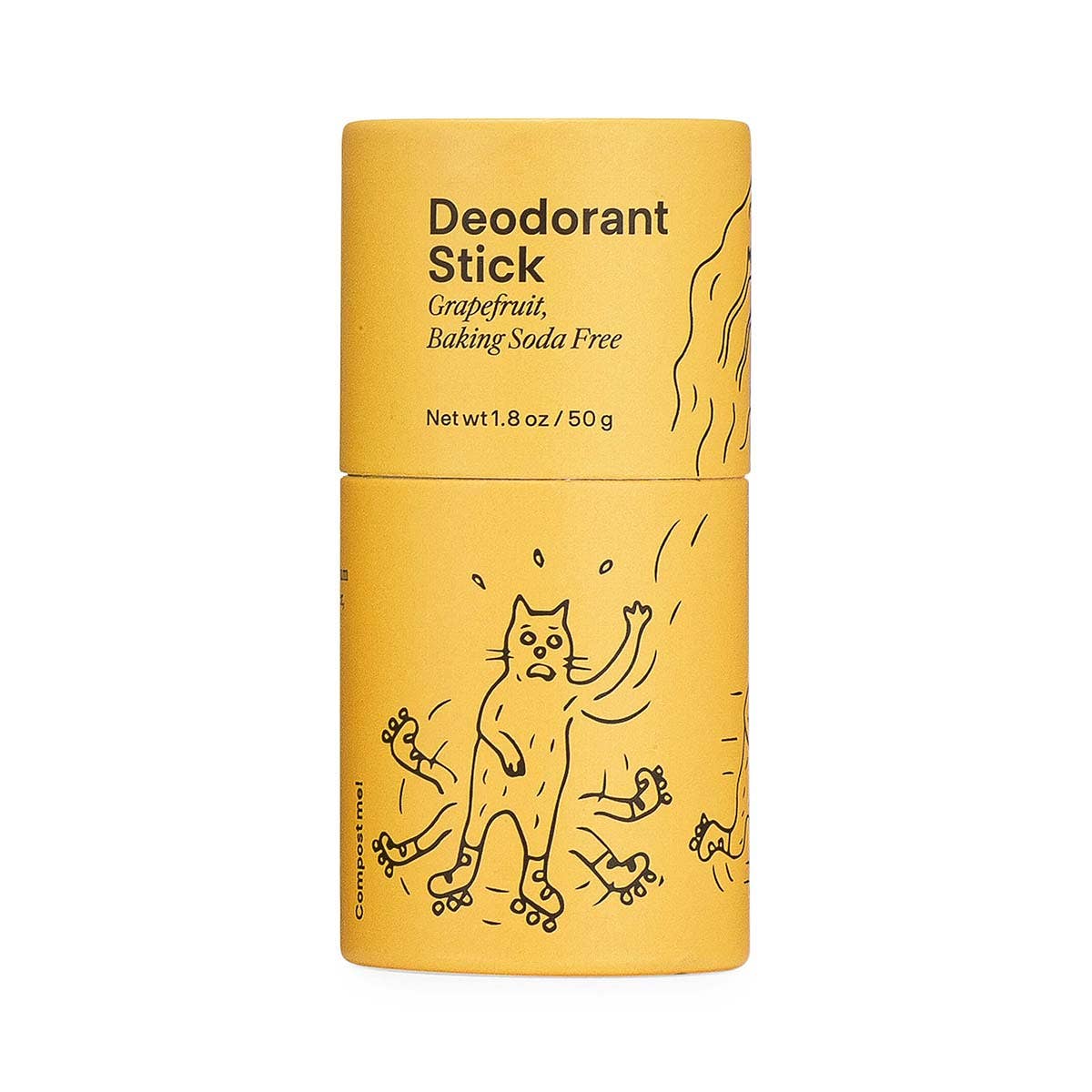 Meow Meow Tweet - Grapefruit Baking Soda Free Deodorant Stick