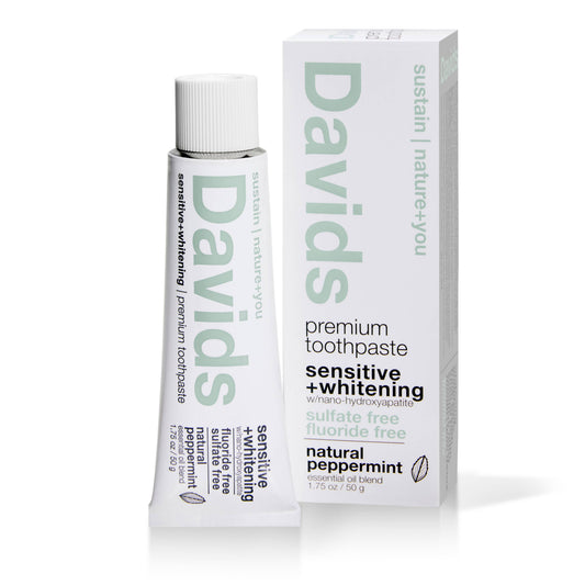 Davids Health Sciences, Inc - Davids travel size premium toothpaste / sensitive+whitening