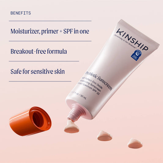 Kinship - Self Reflect Probiotic Sunscreen Zinc Oxide SPF 32
