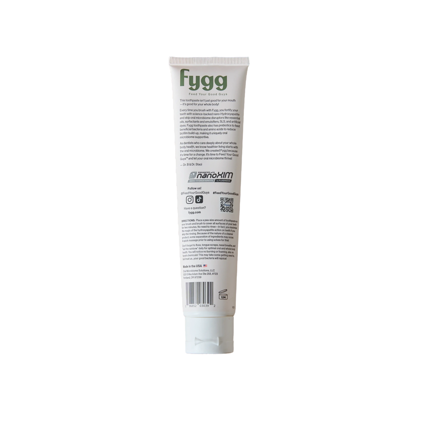 Fygg - Mild Mint Nano-Hydroxyapatite Toothpaste