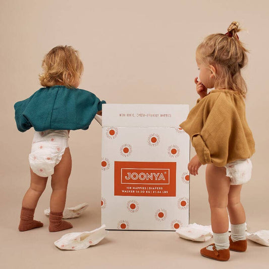 Joonya Diapers Size 4 L (15-31 lb) - 1 Bag of 25