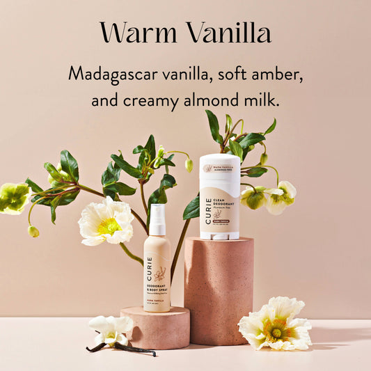 Aluminum Free Whole Body Deodorant Spray Warm Vanilla