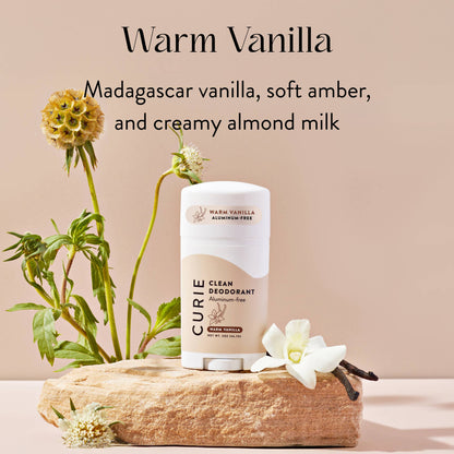 Aluminum Free Deodorant Stick Warm Vanilla