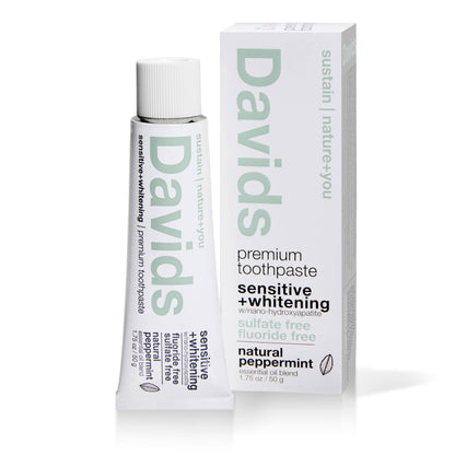 Davids Health Sciences, Inc - Davids travel size premium toothpaste / sensitive+whitening
