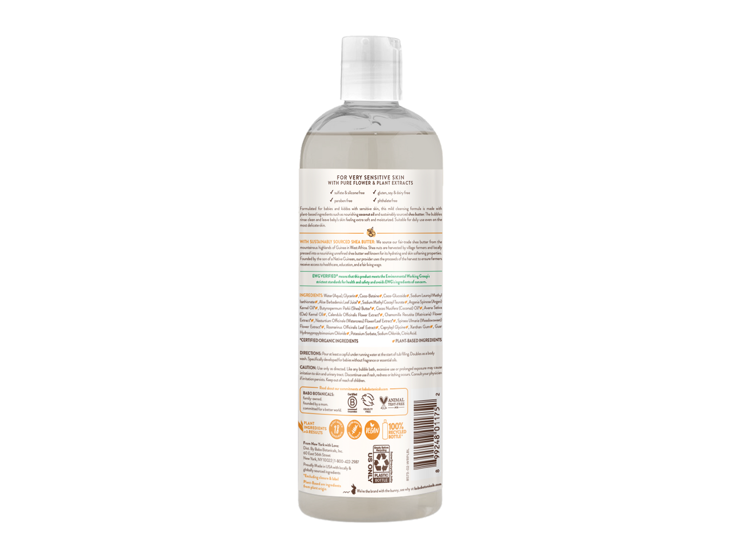 Sensitive Baby Bubble Bath & Wash