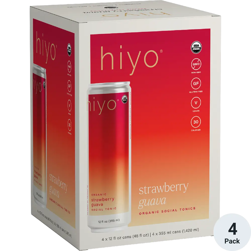Hiyo Strawberry Guava | Organic Social Tonic
