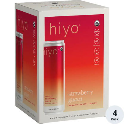 Hiyo Strawberry Guava | Organic Social Tonic