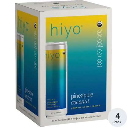 Hiyo Pineapple Coconut | Organic Social Tonic