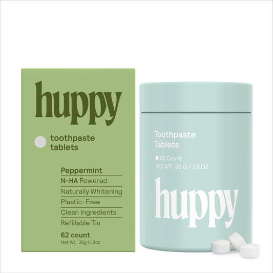 Huppy - Fluoride-Free Toothpaste Tablets | Retail | Peppermint