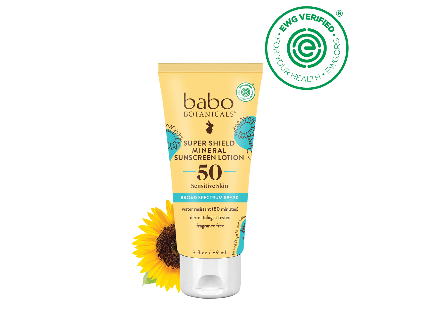 Babo Botanicals - Super Shield Sunscreen Lotion SPF50