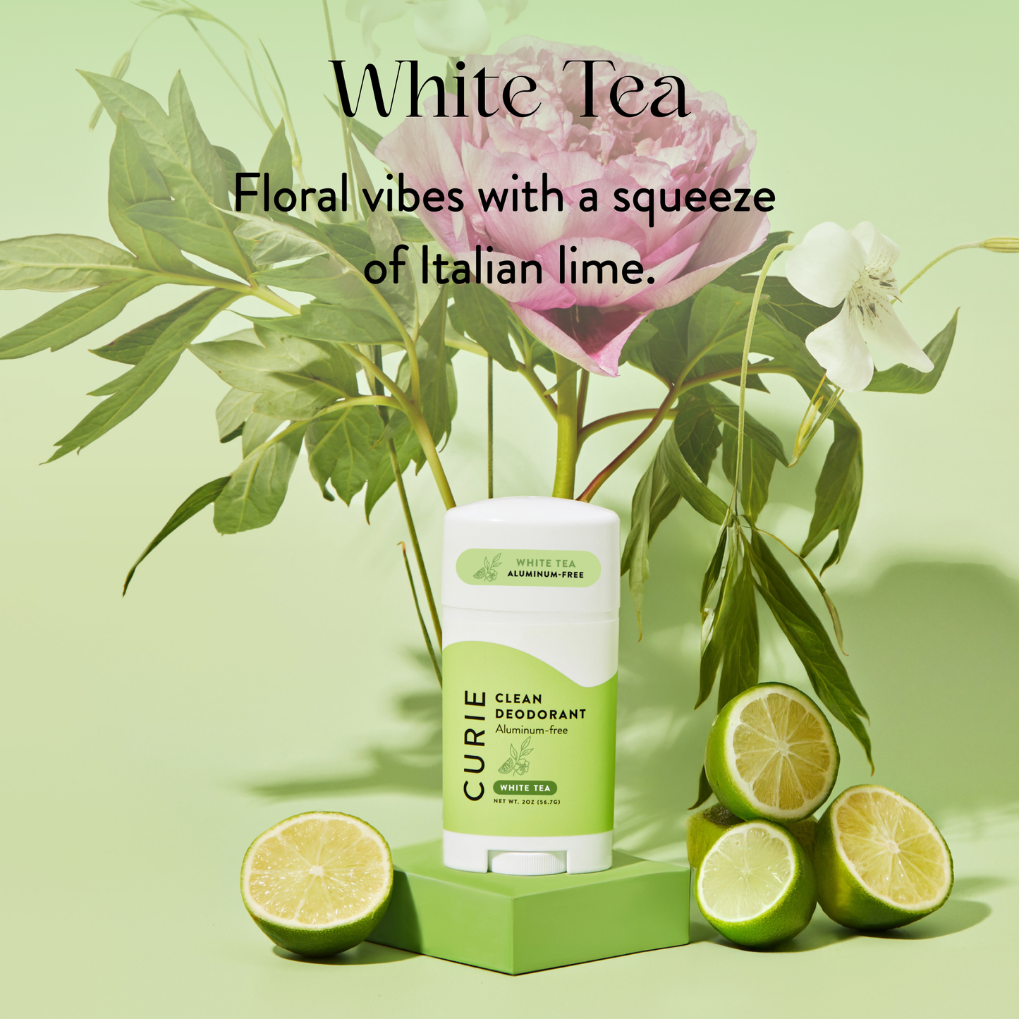Aluminum Free Deodorant Stick White Tea