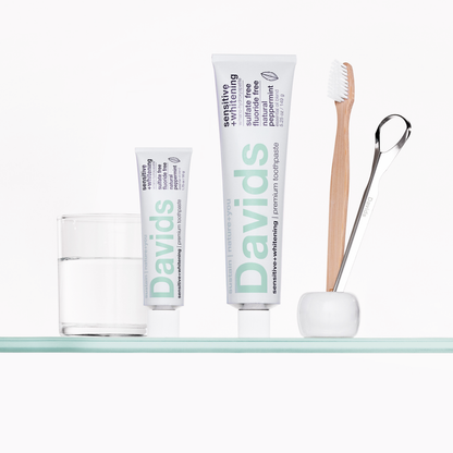 Davids Health Sciences, Inc - Davids travel size premium toothpaste / sensitive+whitening