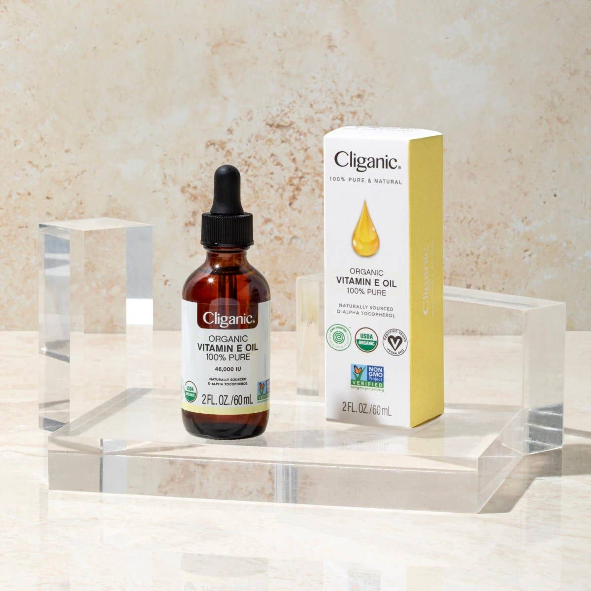 Cliganic - Organic Vitamin E Oil 1oz