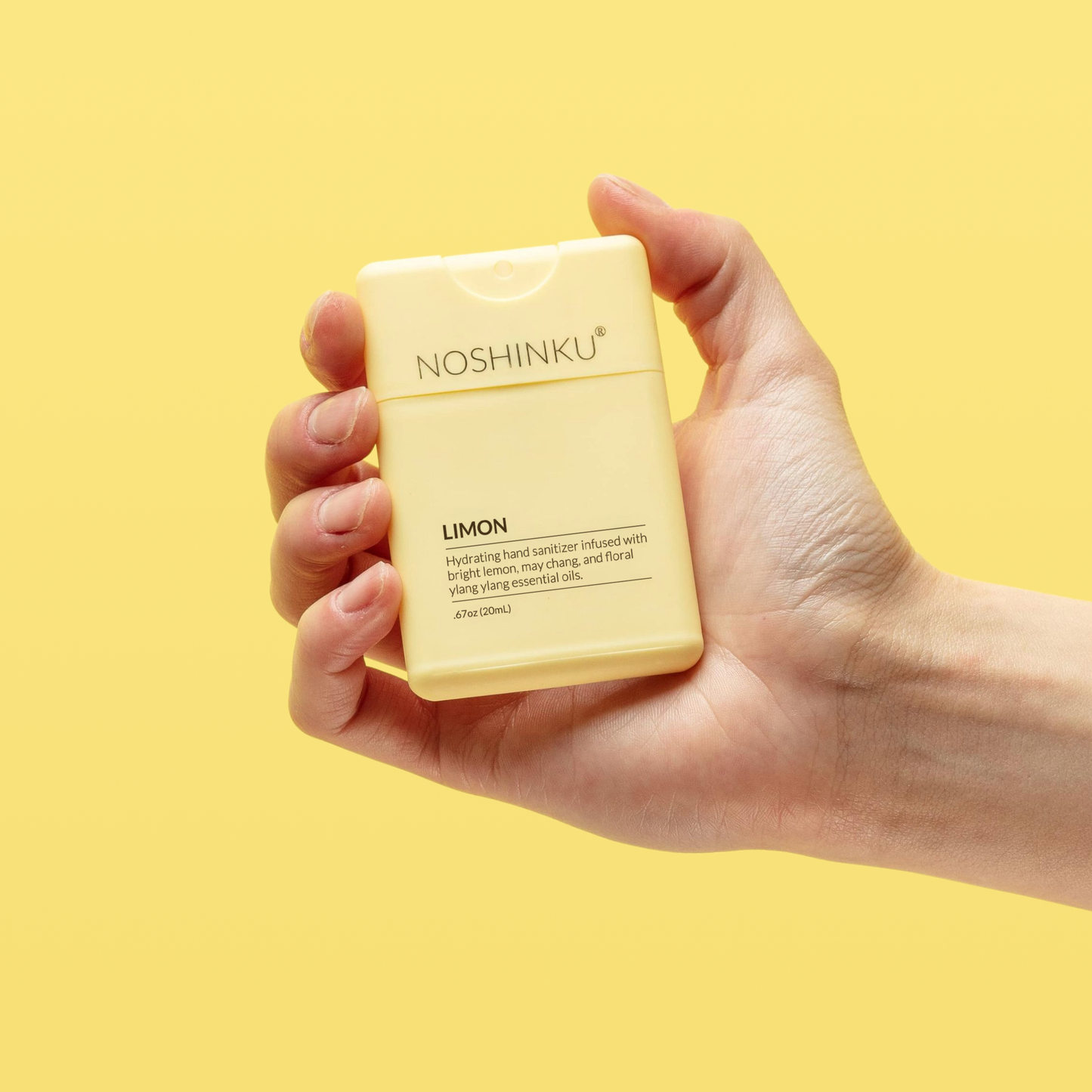 Noshinku - Refillable Lemon Ylang-Ylang Moisturizing Pocket Sanitizer