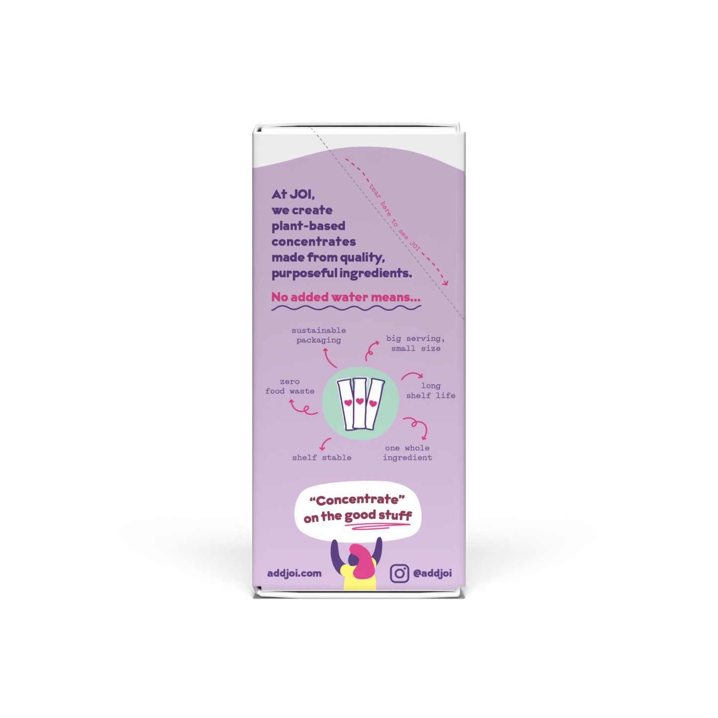 JOI - Instant Organic Oat Milk - Stick Pack 8 ct - travel size