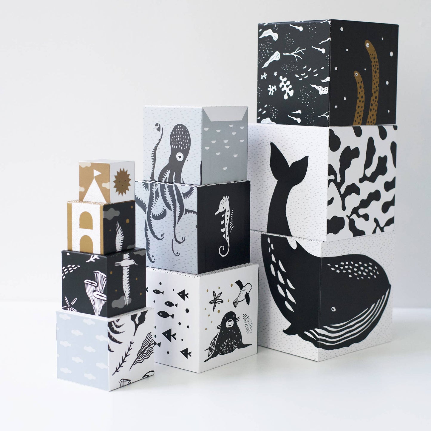 Wee Gallery - Nesting Blocks - Ocean Animals
