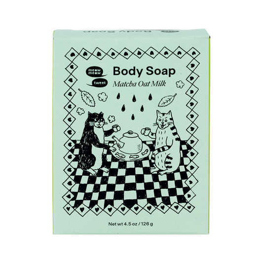Meow Meow Tweet - Matcha Oat Milk Body Soap