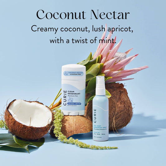 Curie - Aluminum Free Whole Body Deodorant Spray Coconut Nectar