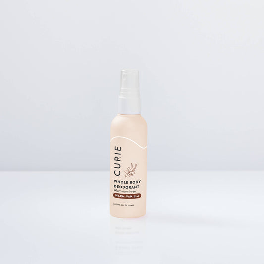 Aluminum Free Whole Body Deodorant Spray Warm Vanilla