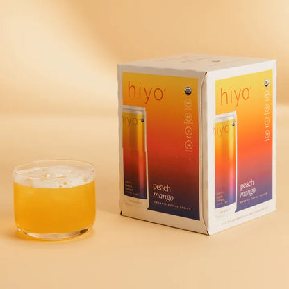 Hiyo Peach Mango | Organic Social Tonic
