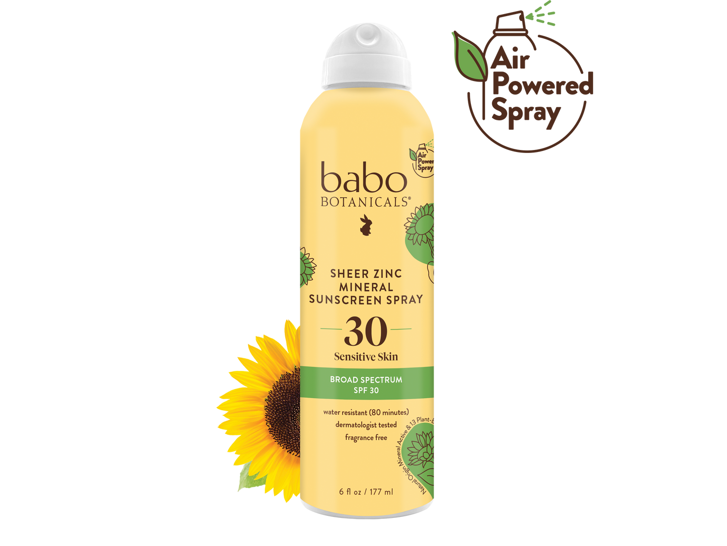 Babo Botanicals - Sheer Zinc Mineral Sunscreen Spray SPF30