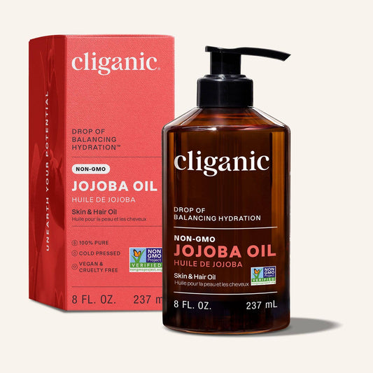 Cliganic - Non-GMO Jojoba Oil 8oz