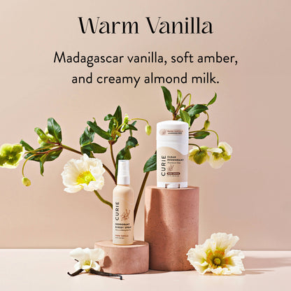 Aluminum Free Whole Body Deodorant Spray Warm Vanilla
