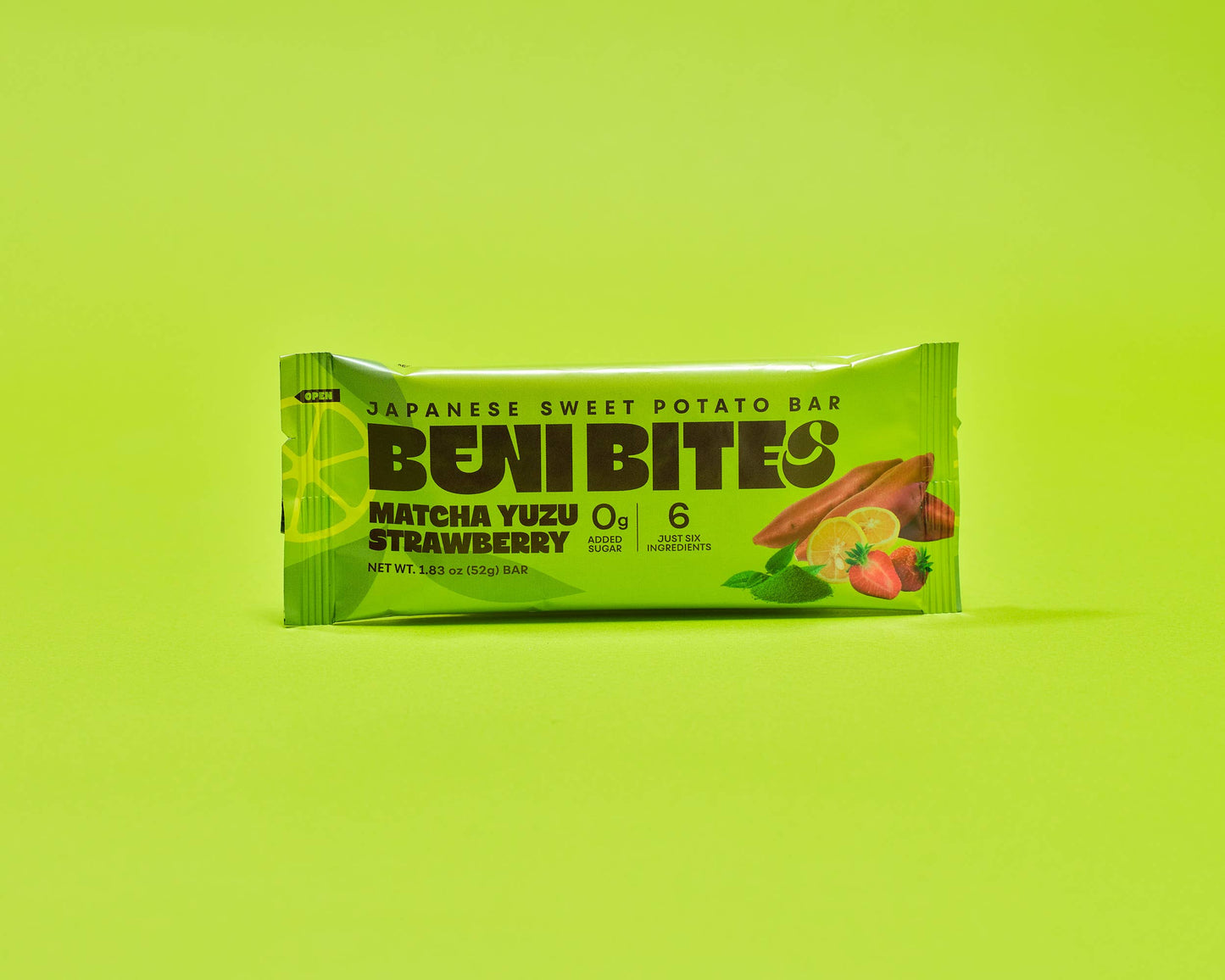 Benibites - Benibites Japanese Dried Sweet Potato Bar Matcha Yuzu