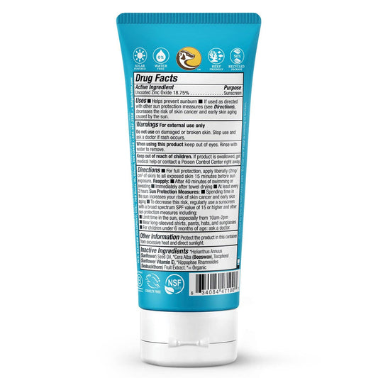 Badger - Badger Mineral Sunscreen Cream SPF 30, Zinc Oxide Sun Care