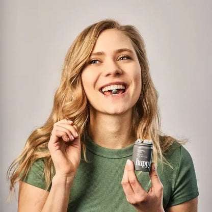 Huppy - Fluoride-Free Toothpaste Tablets | Retail | Peppermint