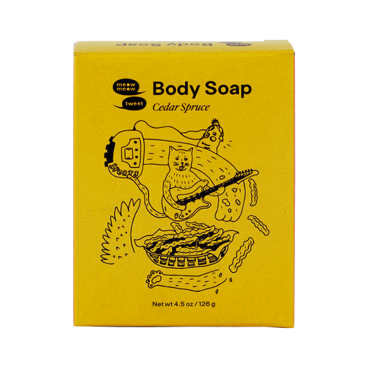 Meow Meow Tweet - Cedar Spruce Body Soap