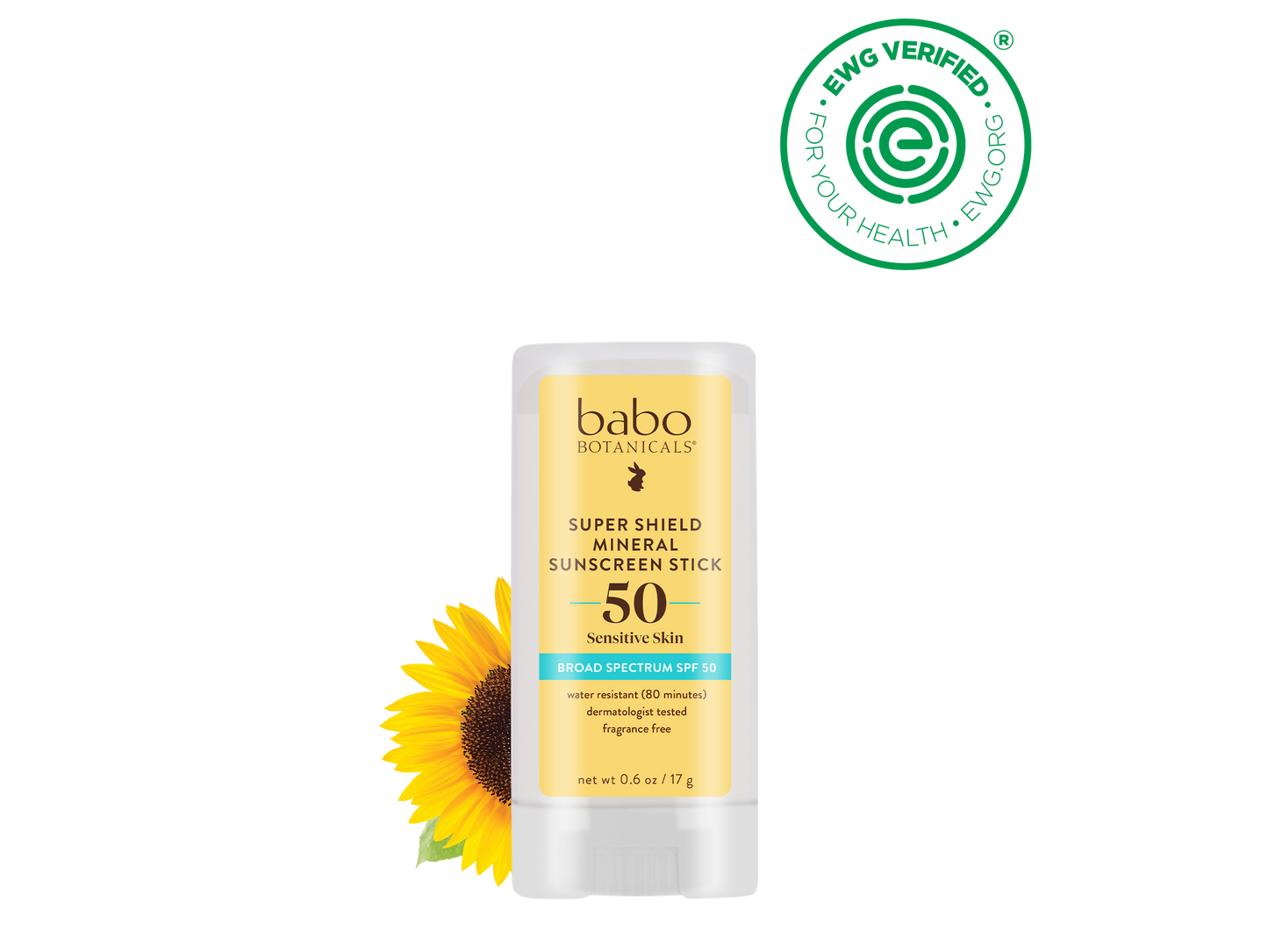Babo Botanicals - Super Shield Mineral Sunscreen Stick SPF50